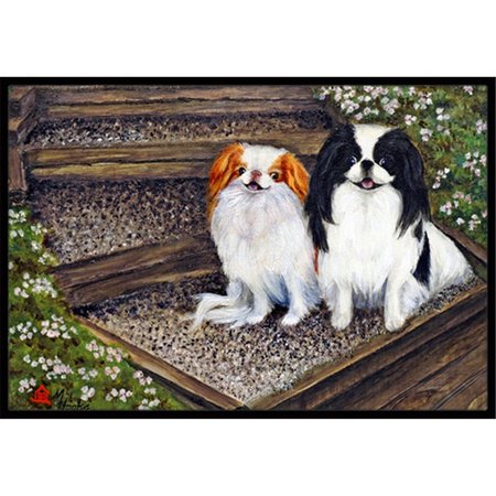 MICASA Japanese Chin Daddys Girls Indoor & Outdoor Mat24 x 36 in. MI729935